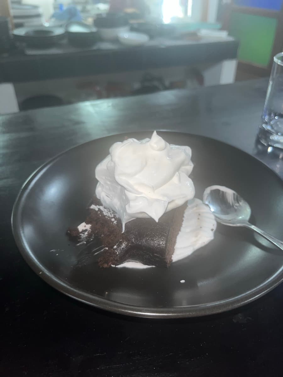 Chocolate Cake at Bân Passarelli — handmade Italian dessert in Chiang Mai